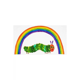 The Very Hungry Caterpillar Panel Rainbow White